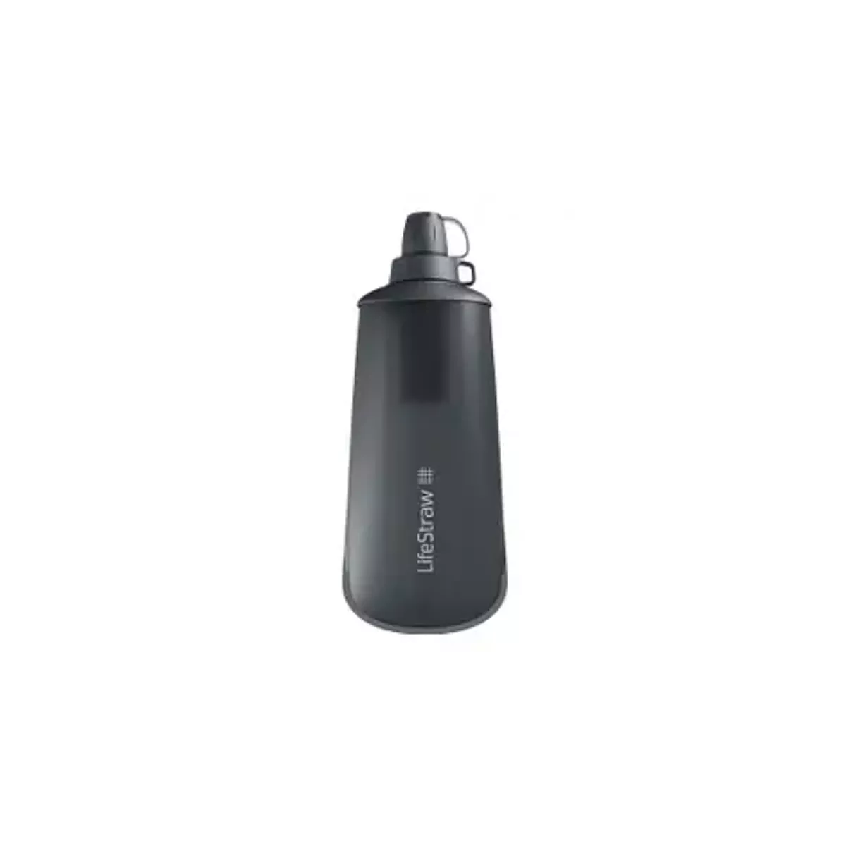 Bachgold Gourde Filtrante Eau XL 800ml - Filtre 2000L Bactéries Virus Métaux Lourds Noir