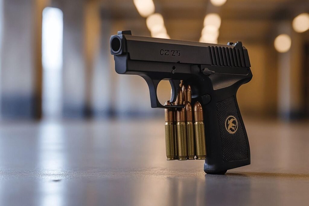 Combien de cartouches le chargeur d'origine du CZ 75 Kadet : capacité