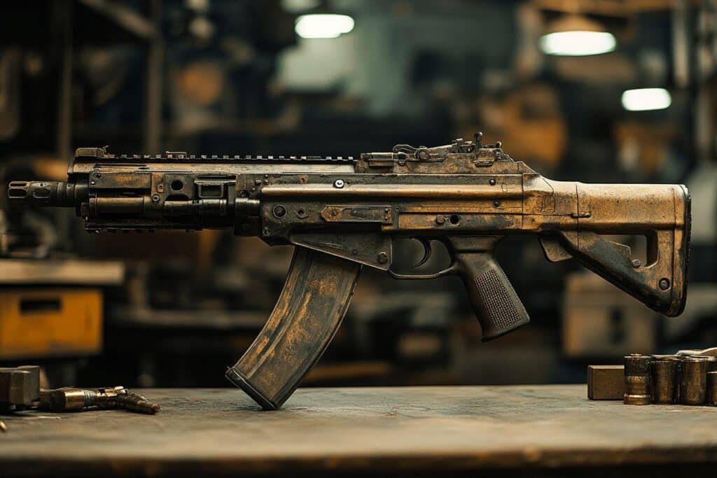 Qui a conçu la mitraillette Skorpion et à quelle période : histoire